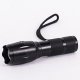 LED flashlight / flashlight LED, 1 illuminator 3 mode with battery and charger waterproof adjustable focus camping