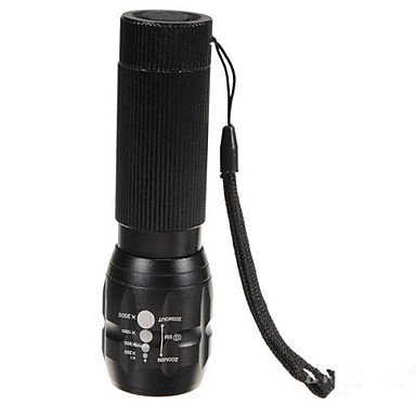 LED flashlight / flashlight LED, 1 illuminator 3 mode waterproof mini camping / hiking / cave use every day