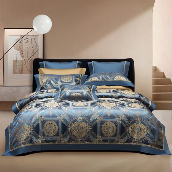 Silk Town High Precision Four-piece Jacquard Beddings