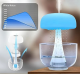 Jellyfish Raindrop Humidifier Ultrasonic Atomization Seven-color Ambience Light Cloud Rain Aroma Diffuser Home Decor