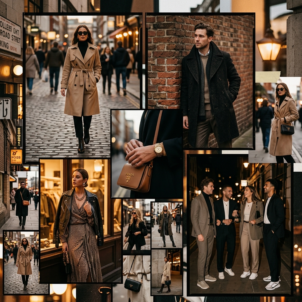 Fashion community collage